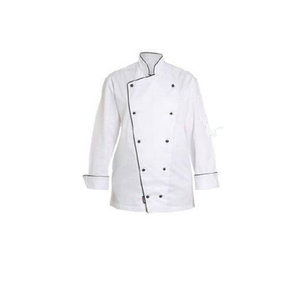 เสื้อเชฟกระดุมดำแขนยาว CHEF UNIFORM